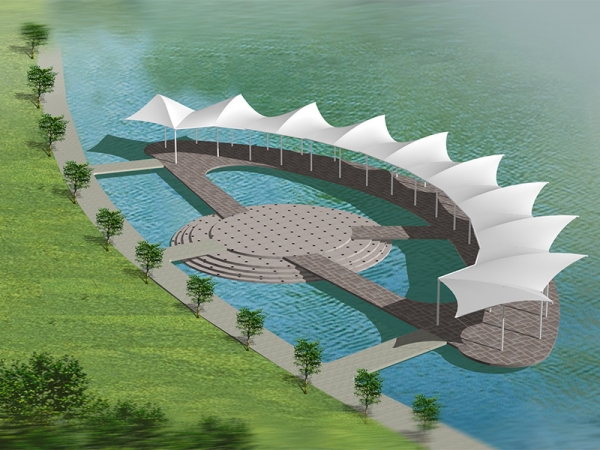 走廊通道膜結構